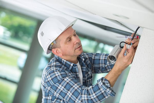 professional-cctv-technician-working professional-cctv-technician-working